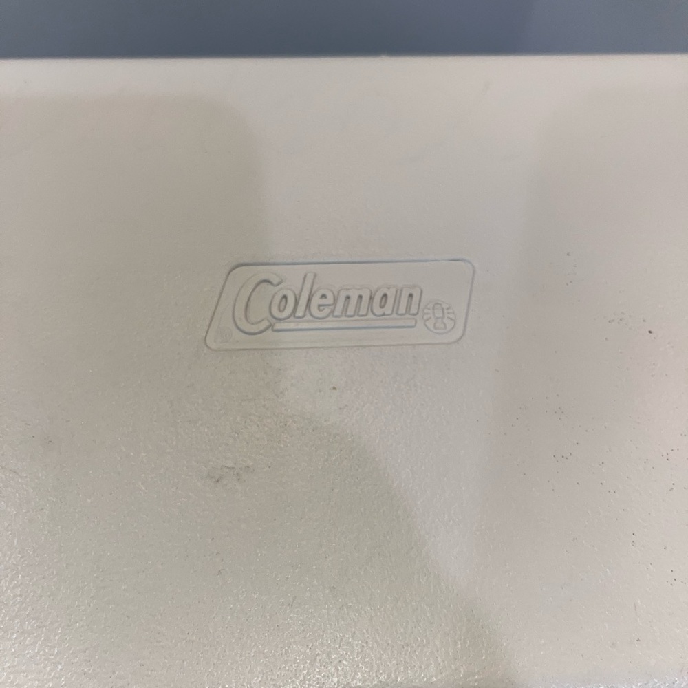 Coleman Flip Top Lid Personal Mini Cooler 5205 6 Pack Blue Lunchbox Made USA - Picture 8 of 11
